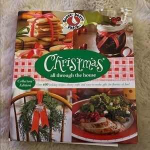Gooseberry Patch Christmas All Through House Holiday Recipes crafts Cookbook